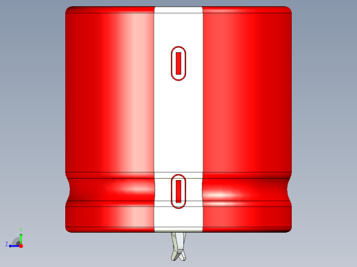 30 x30红白底片电解电容器右视缩略图