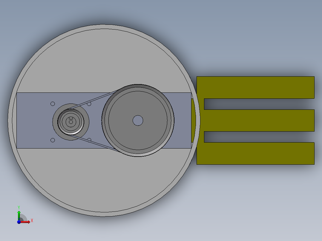 柔性夹具（夹书系统）前视图