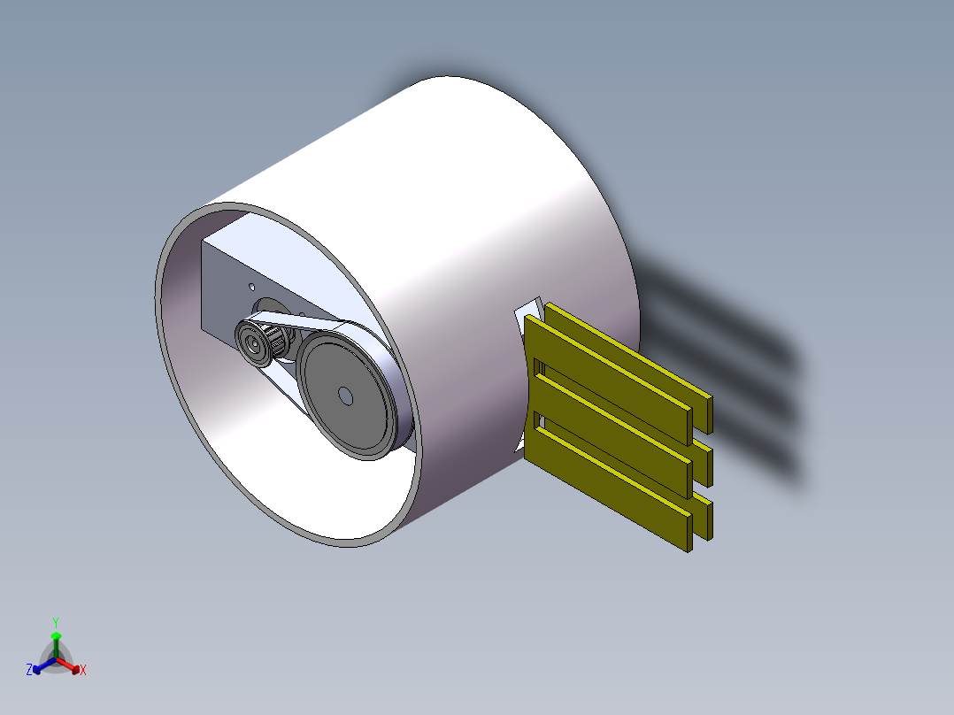 柔性夹具（夹书系统）正等轴测图