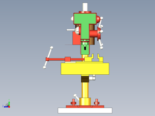 台钻【彩红网3D模型-caired.com】右视缩略图