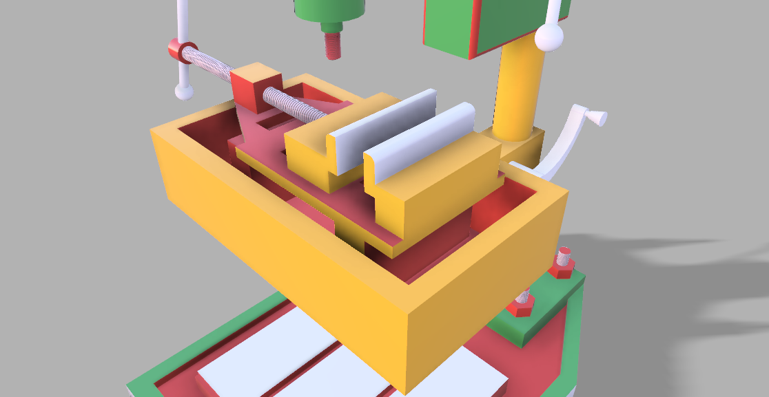台钻【彩红网3D模型-caired.com】