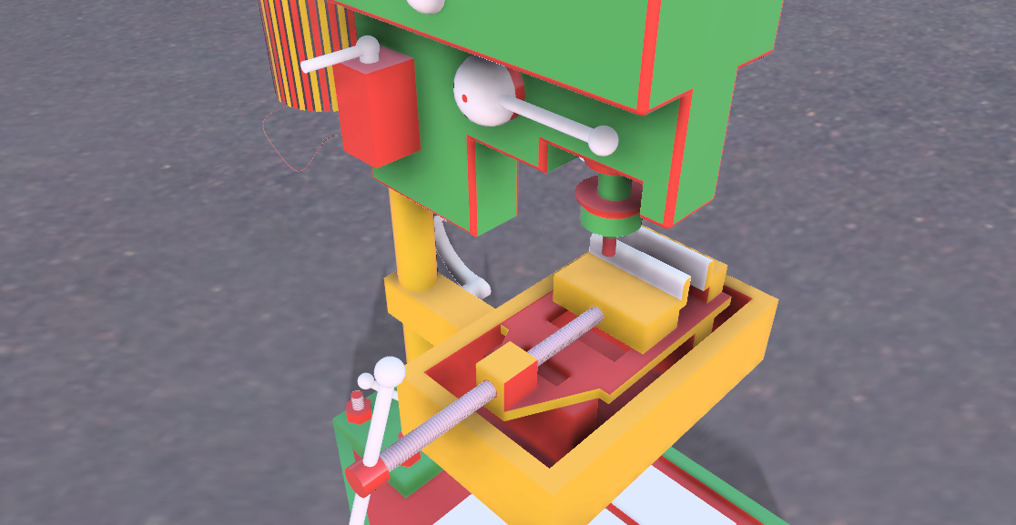 台钻【彩红网3D模型-caired.com】