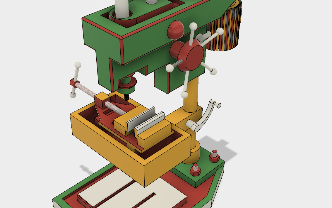 台钻【彩红网3D模型-caired.com】
