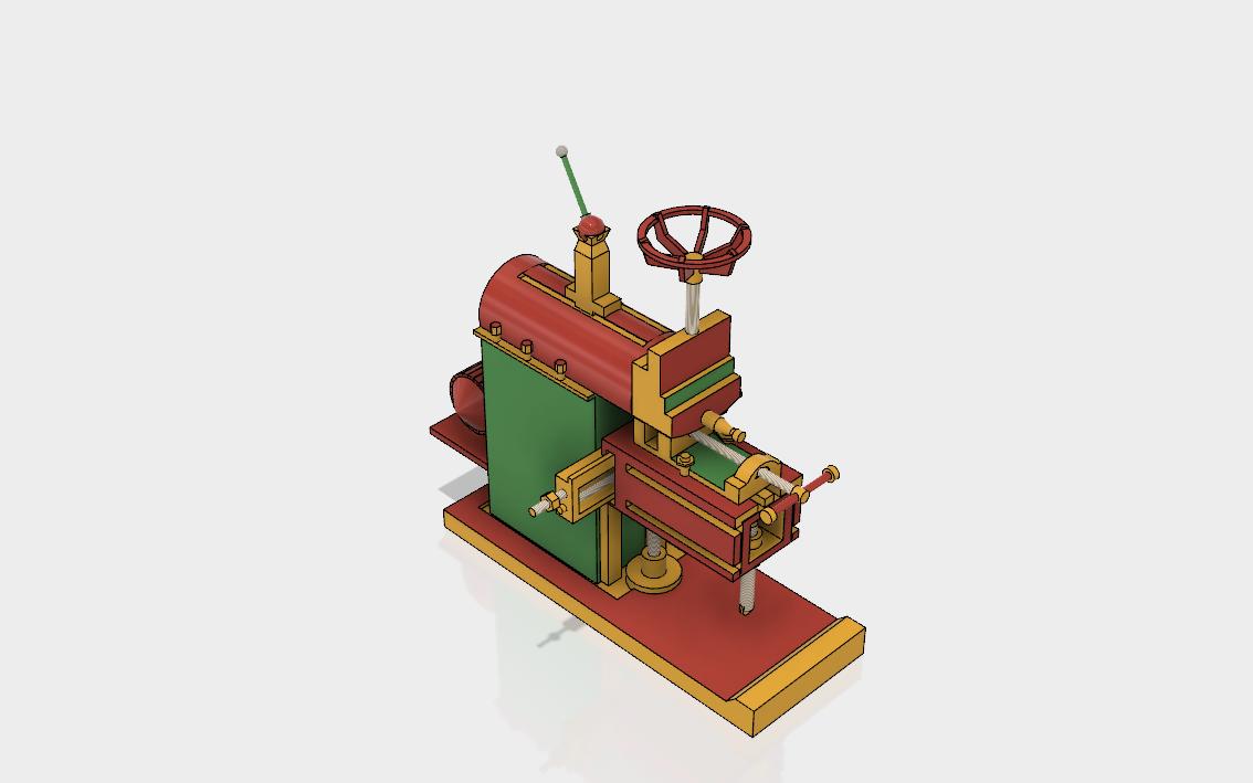 台钻【彩红网3D模型-caired.com】