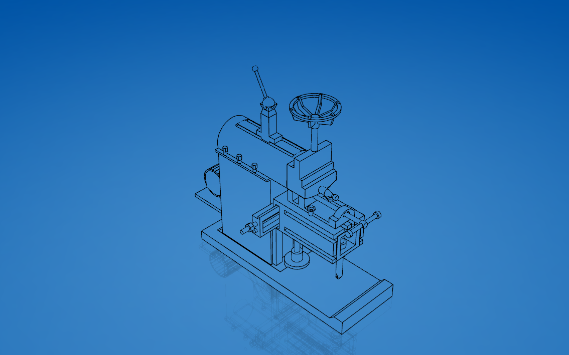 台钻【彩红网3D模型-caired.com】