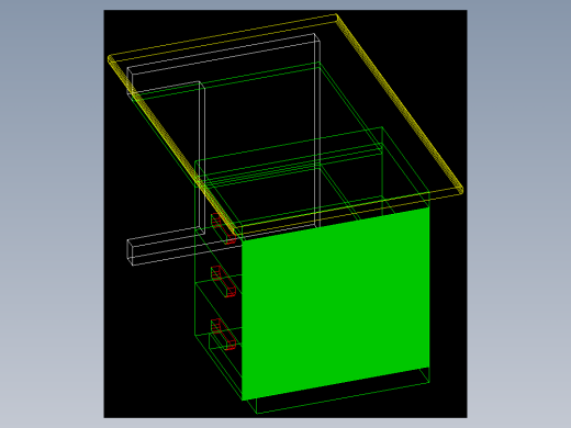 室内家具及植物的维模型十二-B019