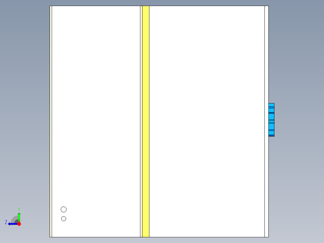 功能测试机设备3D模型右视图