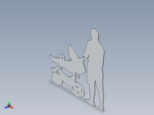 solidworks 人体轮廓模型正等轴测缩略图