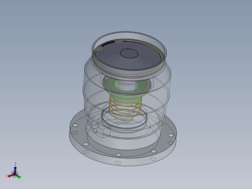 空压机进气提升阀总成