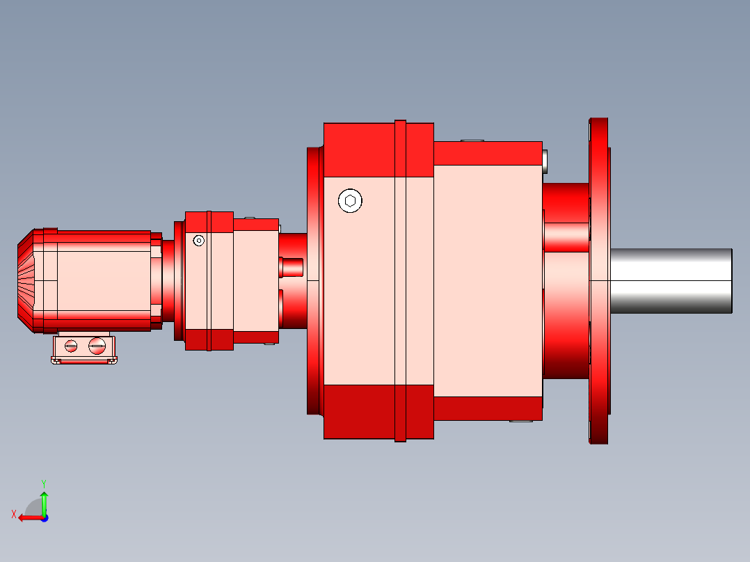 减速电机后视图