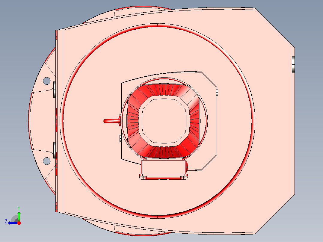 减速电机右视图