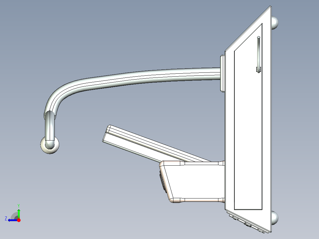 双Iphone和手表充电器右视图