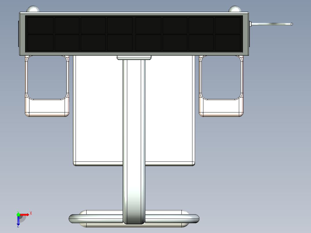 双Iphone和手表充电器俯视图