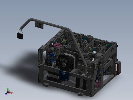 三轴万能机械手3D模型