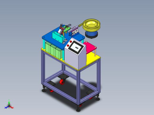 电阻片检测机正等轴测缩略图