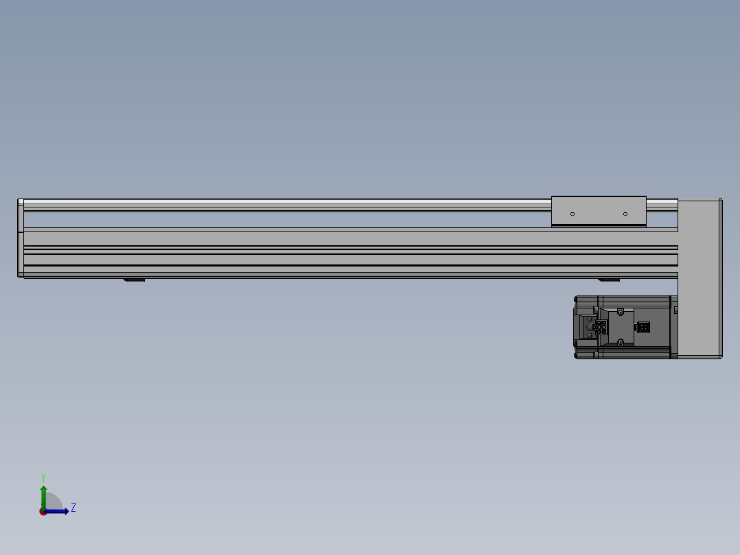 精密模组MY130-T10-450L-BM-P20B-C4-C左视图