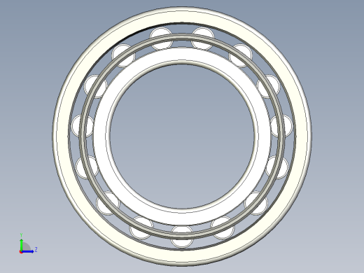 轴承-Bearing_20x36x6.stp左视缩略图