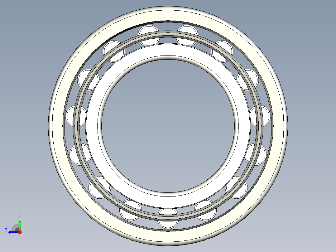 轴承-Bearing_20x36x6.stp右视图