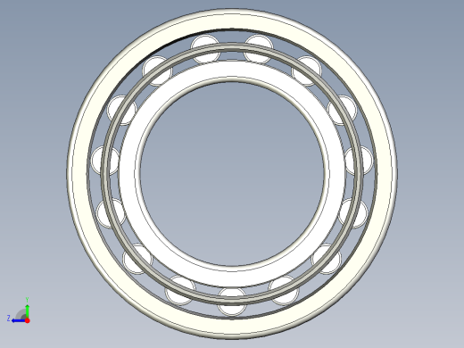 轴承-Bearing_20x36x6.stp右视缩略图