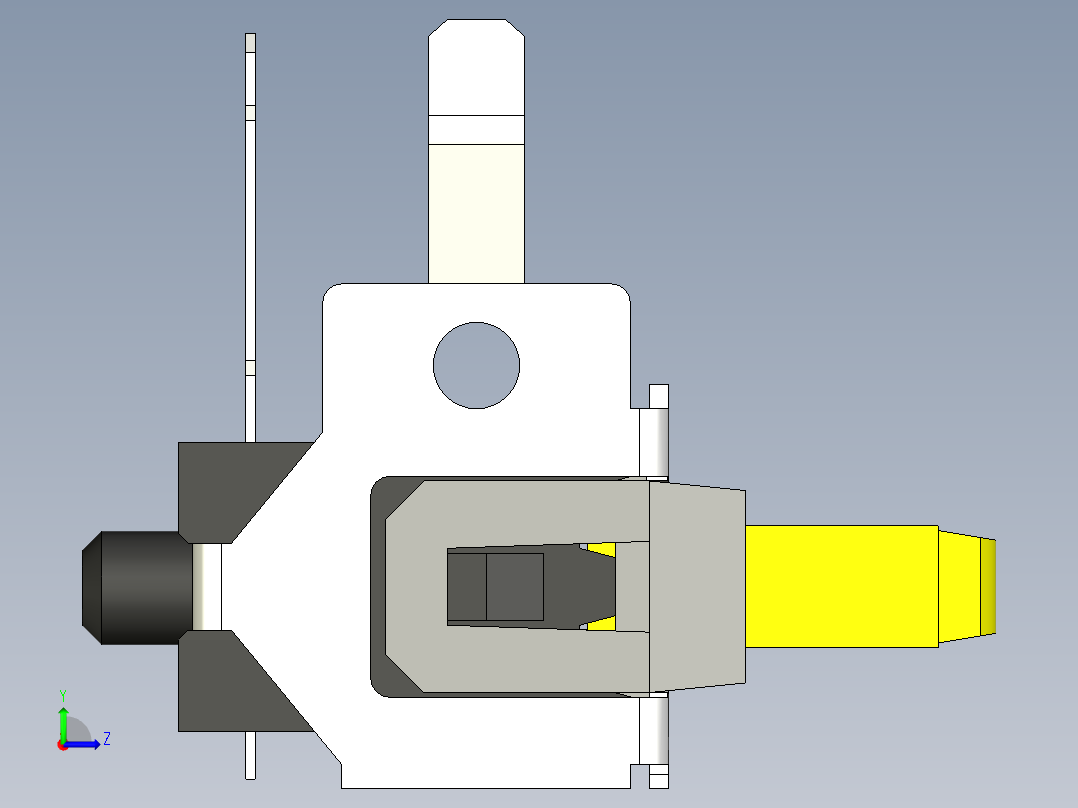 15N型探测器开关左视图