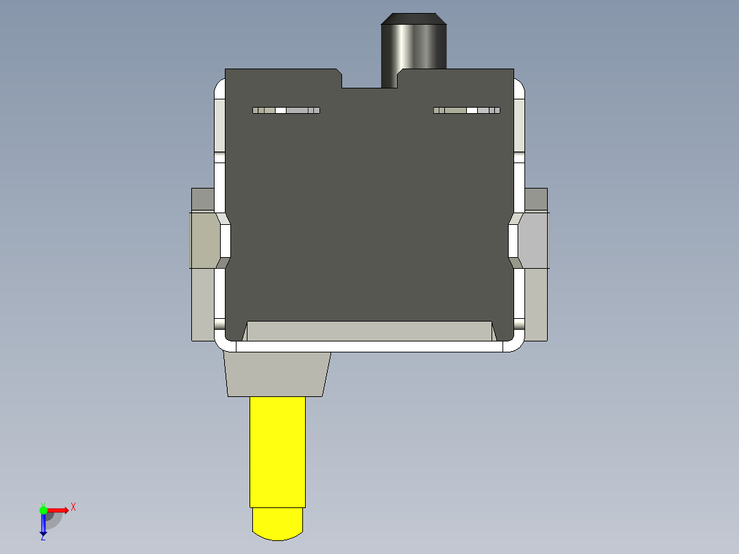 15N型探测器开关俯视图