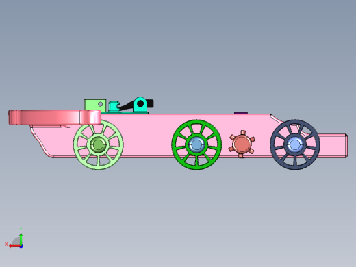 轮子移动巨弩达芬奇后视缩略图
