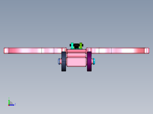 轮子移动巨弩达芬奇左视缩略图