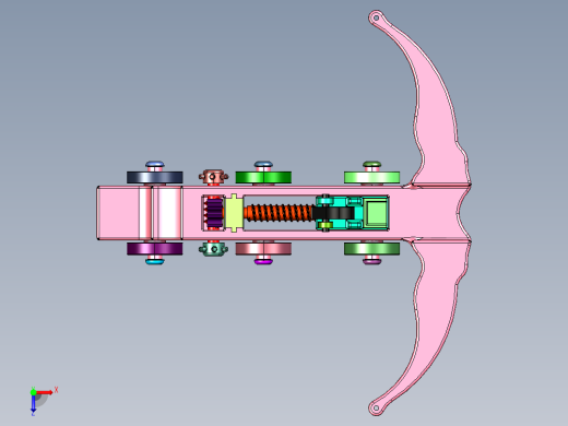 轮子移动巨弩达芬奇俯视缩略图