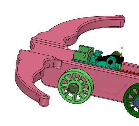 轮子移动巨弩达芬奇