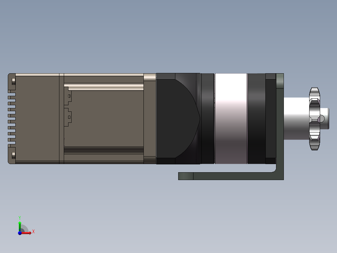 电机减速器SW三维==1096435==30前视图