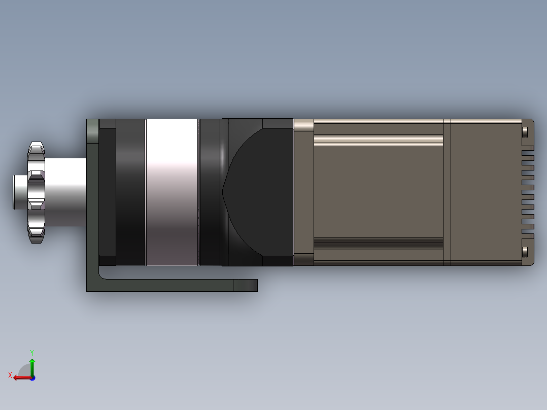电机减速器SW三维==1096435==30后视图
