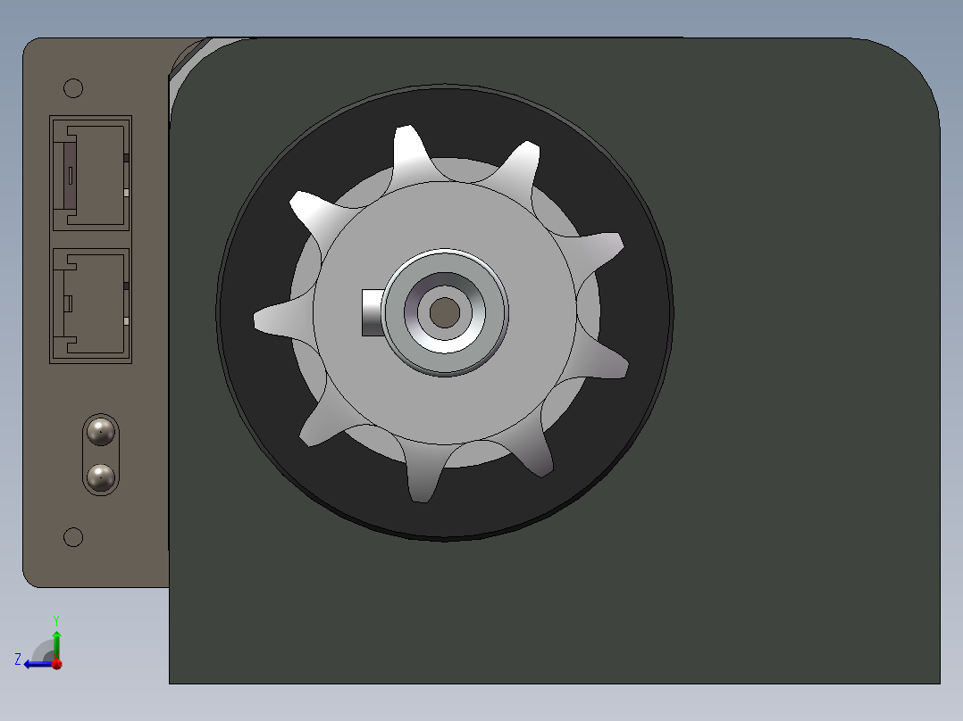 电机减速器SW三维==1096435==30右视图