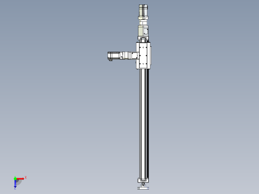 威洛博直线电机模组EB6ZR-L140-S840-LZ575K-Z575K-MS3俯视缩略图