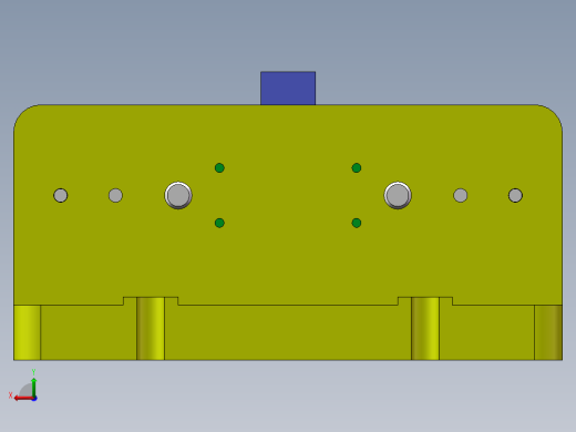惰轮轴零件钻孔夹具三维+CAD设计资料后视缩略图
