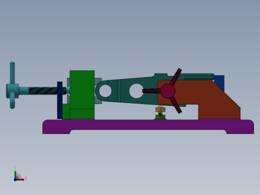 solidworks三维图前视缩略图