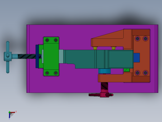 solidworks三维图俯视缩略图