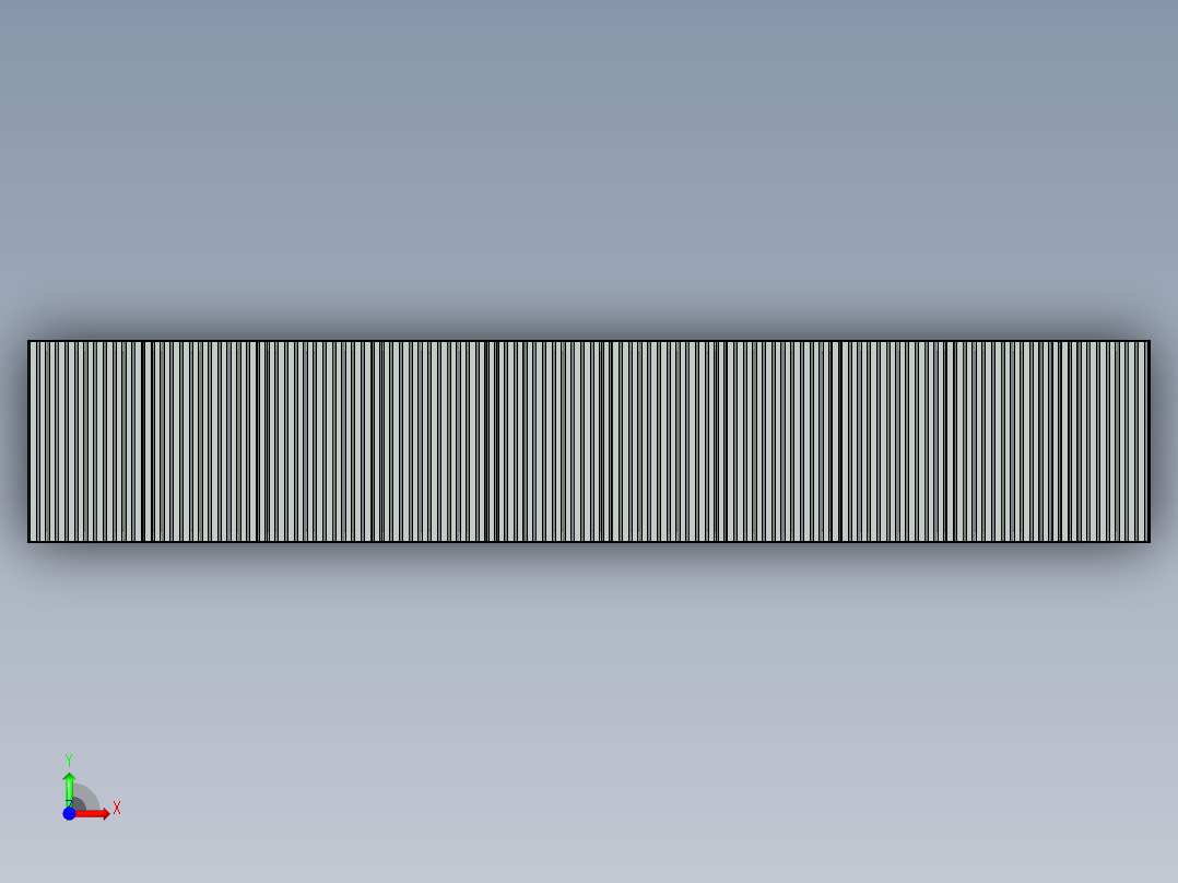 垃圾箱存放站前视图