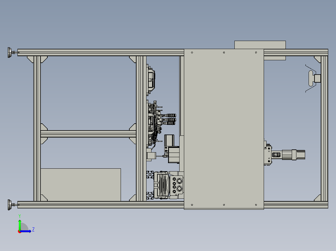 OP150布朗汽车天窗生产线左视图