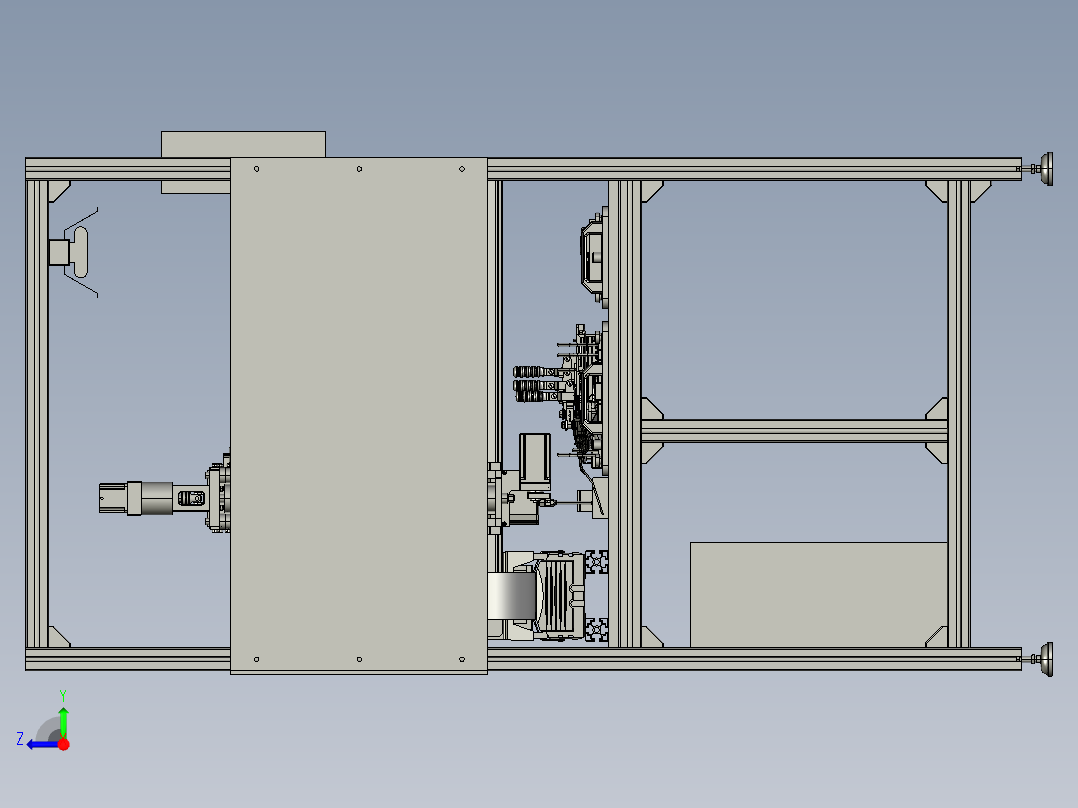 OP150布朗汽车天窗生产线右视图