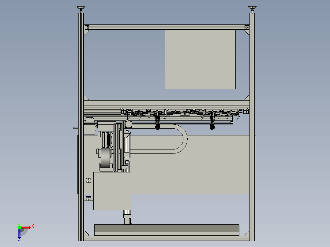 OP150布朗汽车天窗生产线俯视图