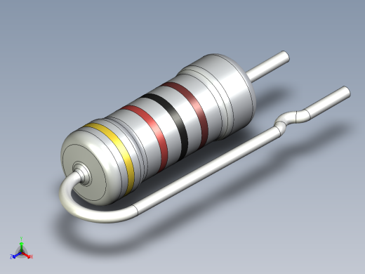 无源元件封装-RES-0.5W-V-MO