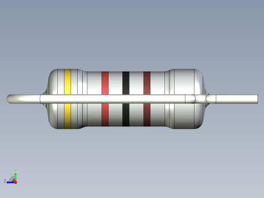 无源元件封装-RES-0.5W-V-MO右视缩略图