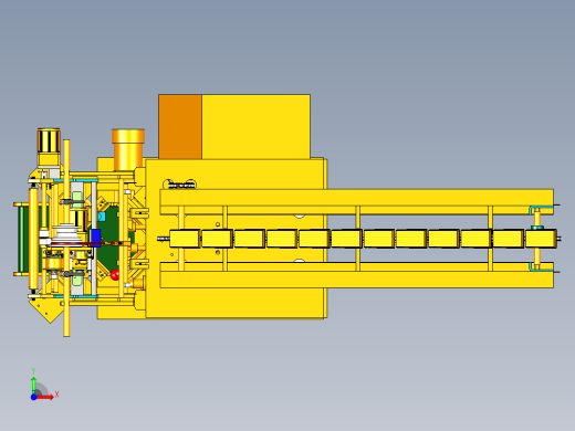 立式包装机模型前视缩略图