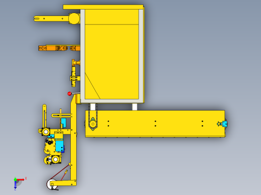 立式包装机模型俯视缩略图
