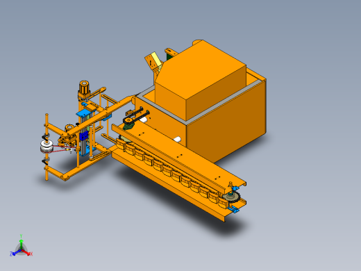立式包装机模型正等轴测缩略图