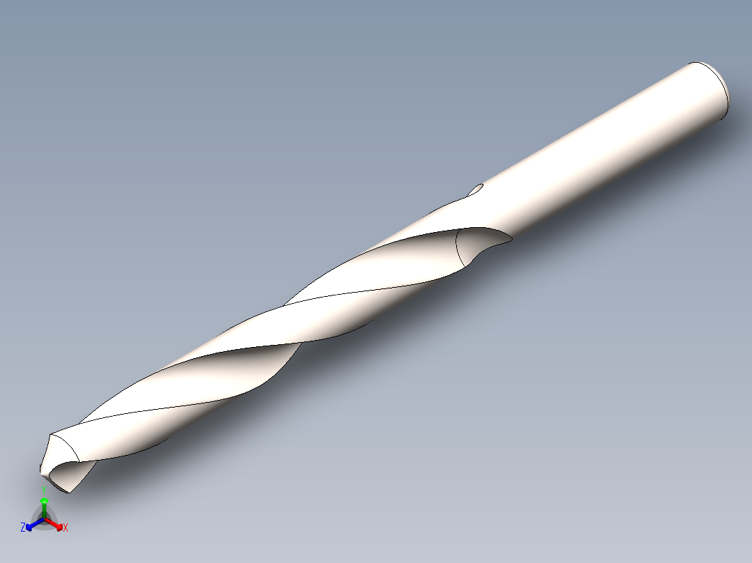 电钻 钻头1 (57)正等轴测图