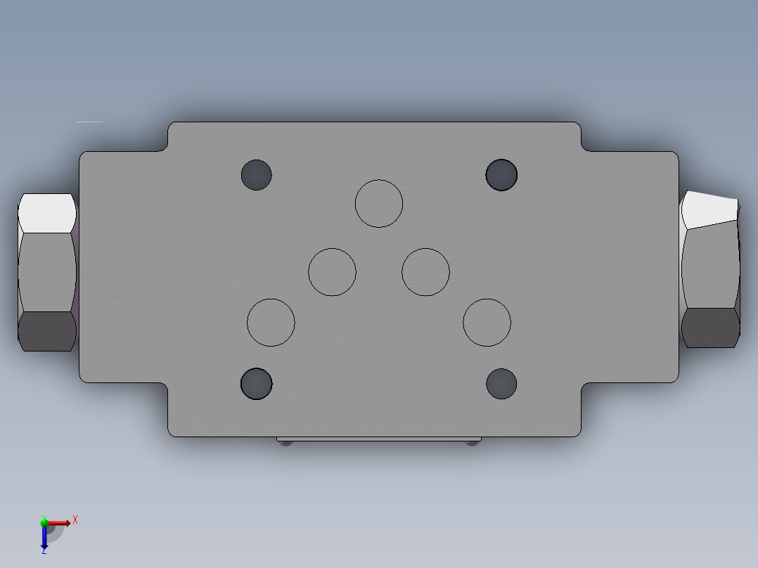 力士乐液压阀-Z2S10俯视图