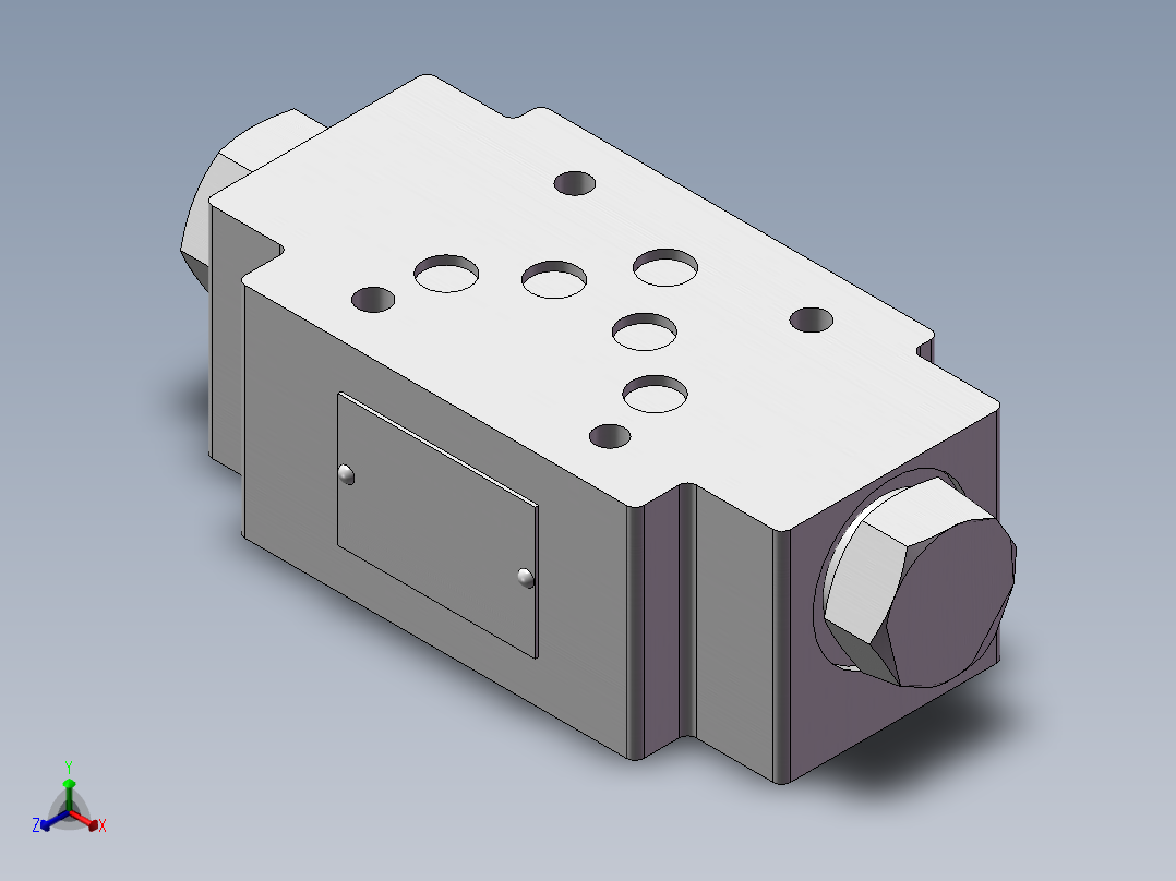 力士乐液压阀-Z2S10正等轴测图