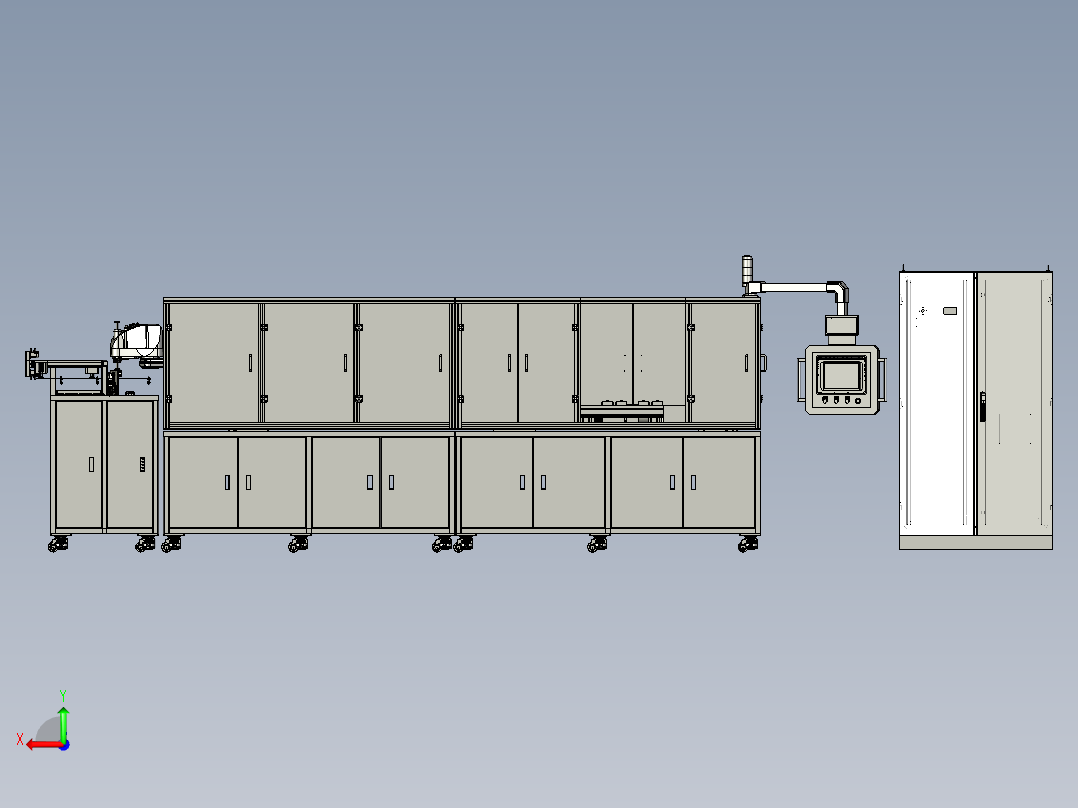 注塑件水口冲切码盘设备_step后视图