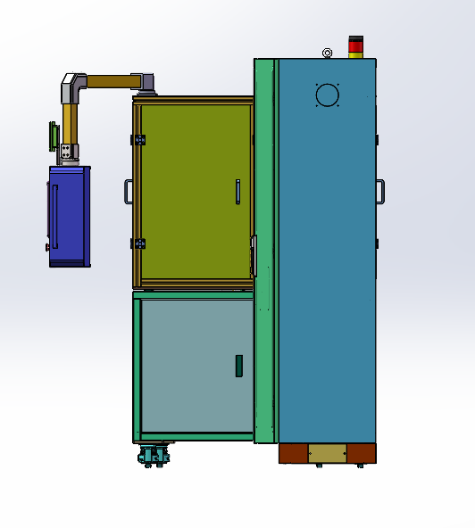 注塑件水口冲切码盘设备_step